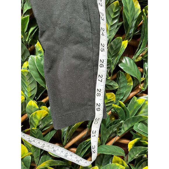 y2k Victoria's Secret Fold Over Top Black Leggings Size Small - Picture 9 of 9